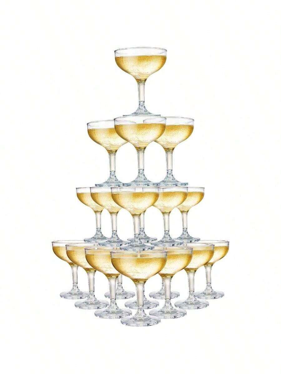 Set Of 20 Coupe Cocktail Glass - Home Bar Set 评论和价格