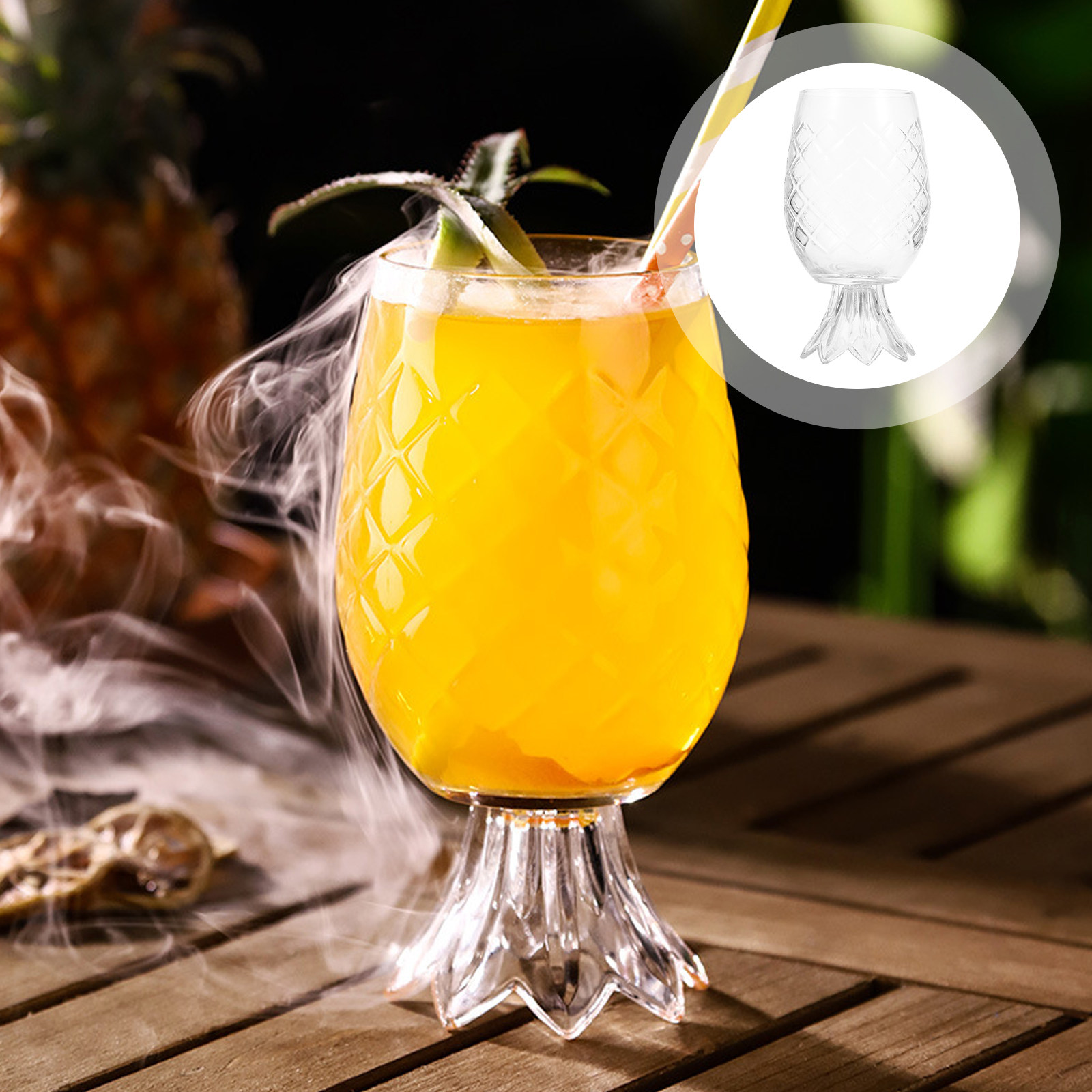 Pineapple-Shaped Cocktail Glas - Home Bar Set 评论和价格