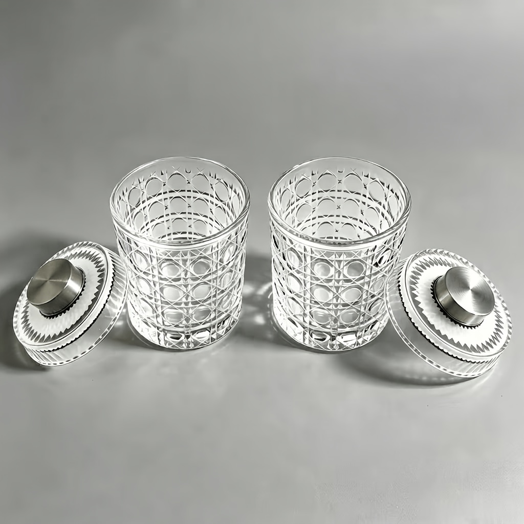 2-Piece Crystal Whiskey Glass  - Home Bar Set 评论和价格