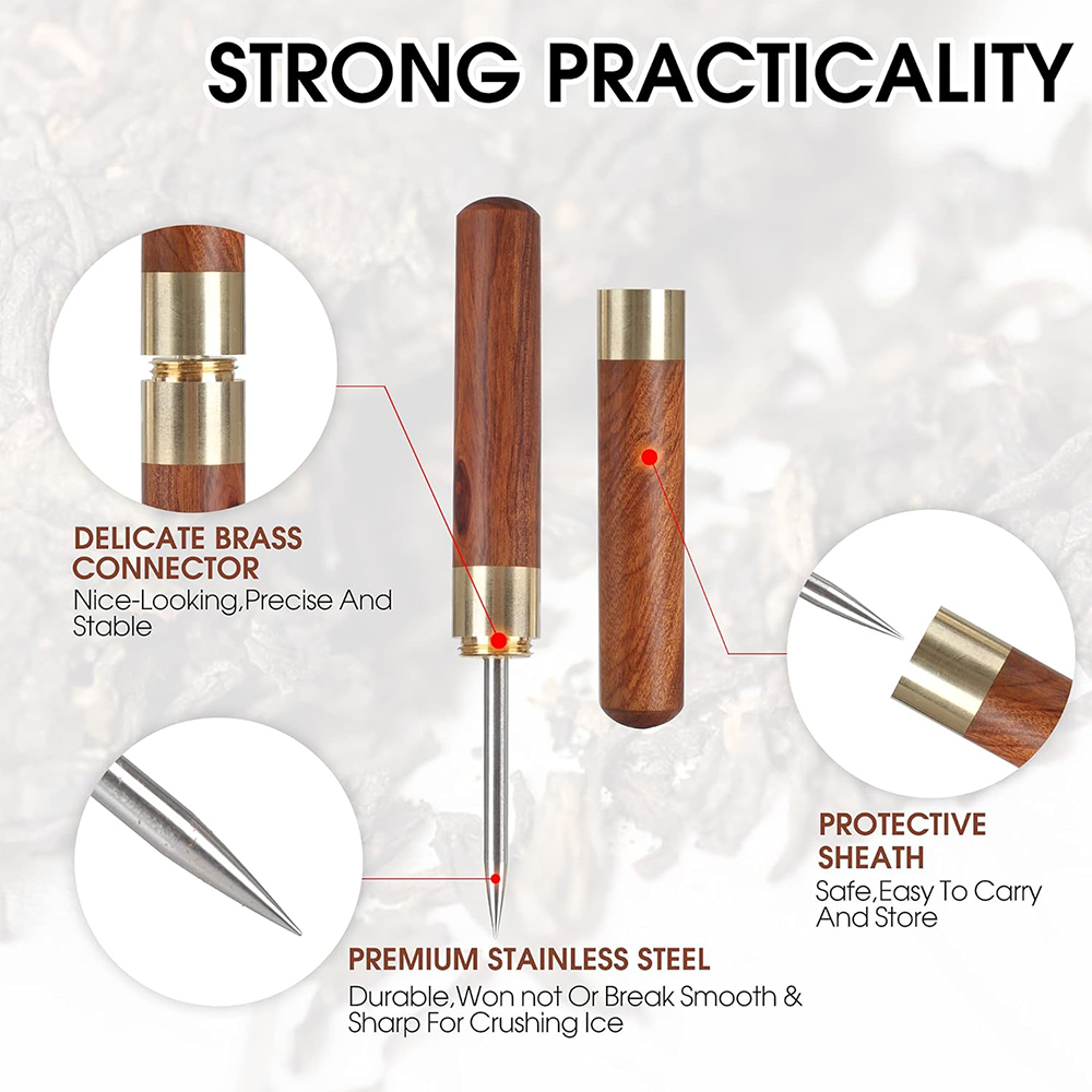 LMETJMA Ice Pick With Cover St - Bitters Bottle Set 评论和价格